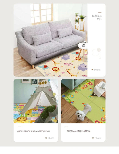 Foldable Baby Play Mat Children's Pattern Protection