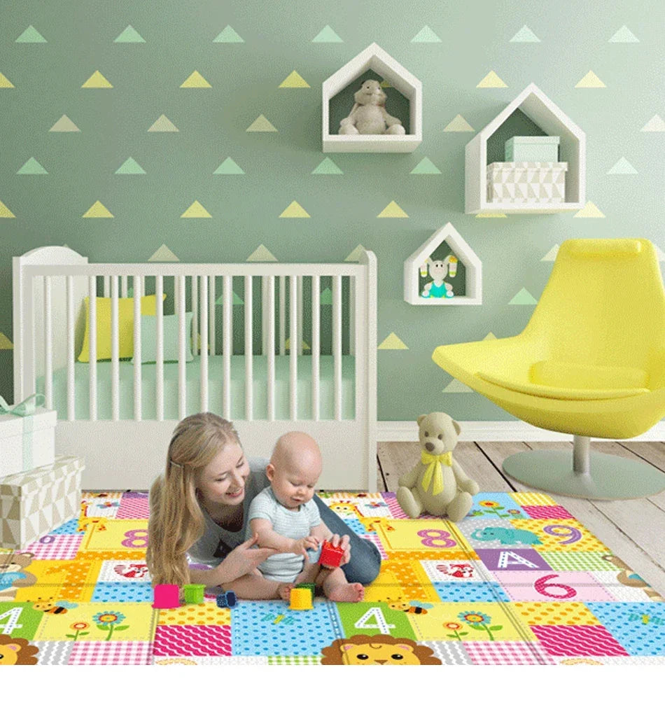 Foldable Baby Play Mat Children's Pattern Protection