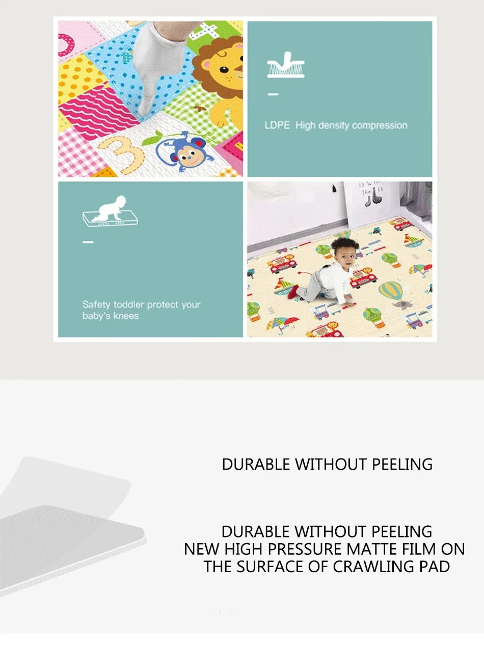 Foldable Baby Play Mat Children's Pattern Protection