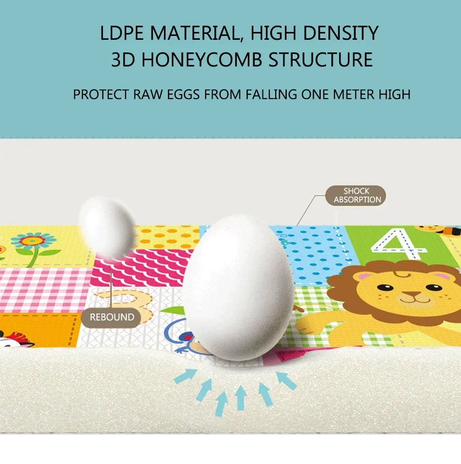 Foldable Baby Play Mat Children's Pattern Protection