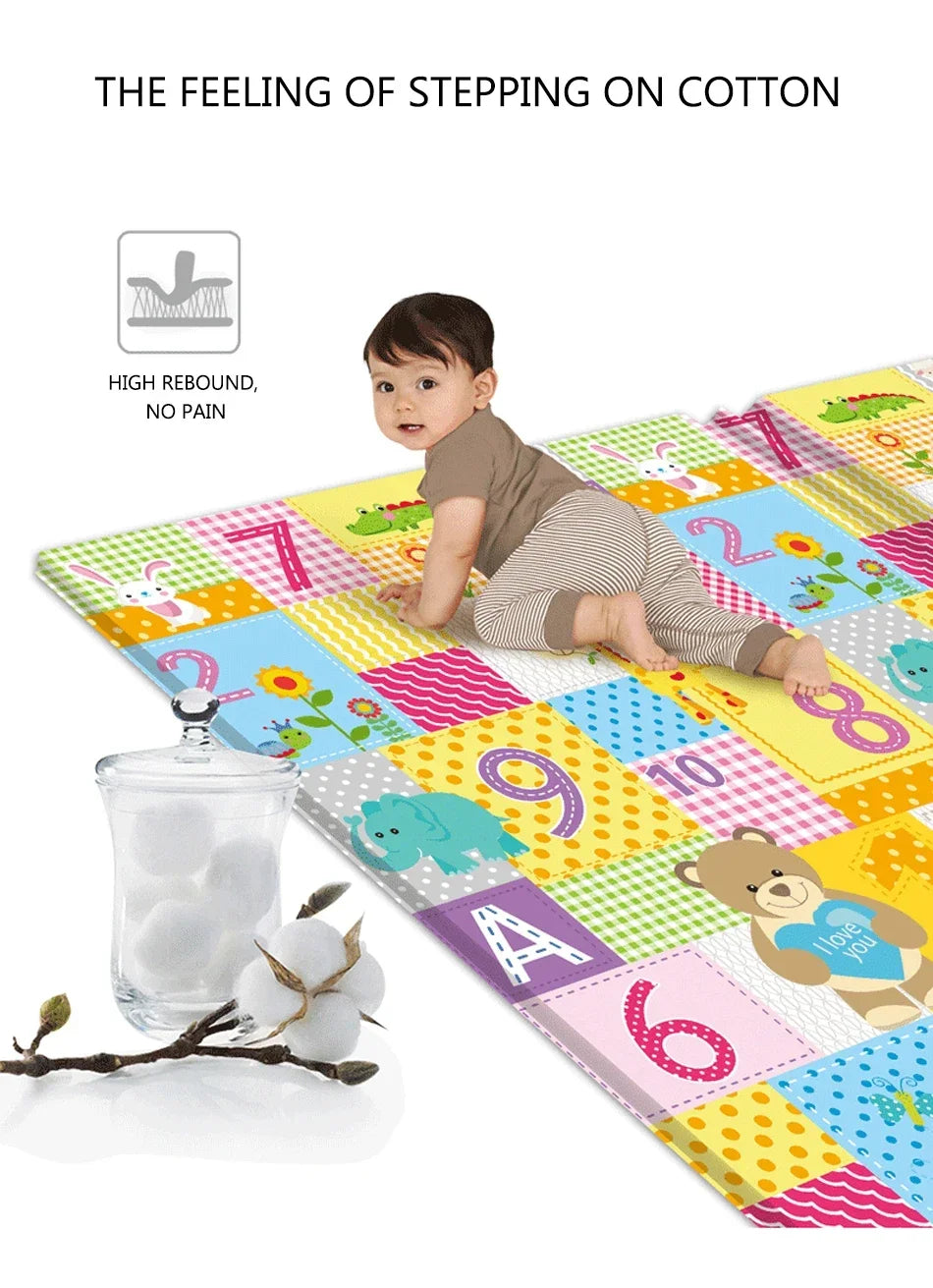Foldable Baby Play Mat Children's Pattern Protection