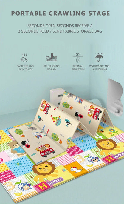 Foldable Baby Play Mat Children's Pattern Protection