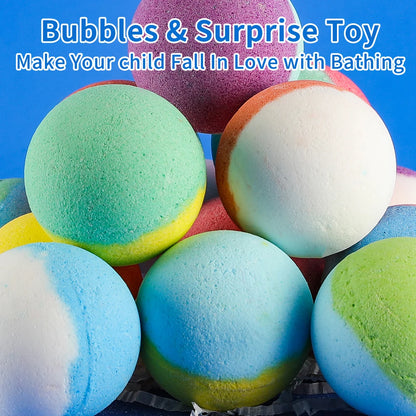 15 Pack Kids Bath Bombs Gift Set